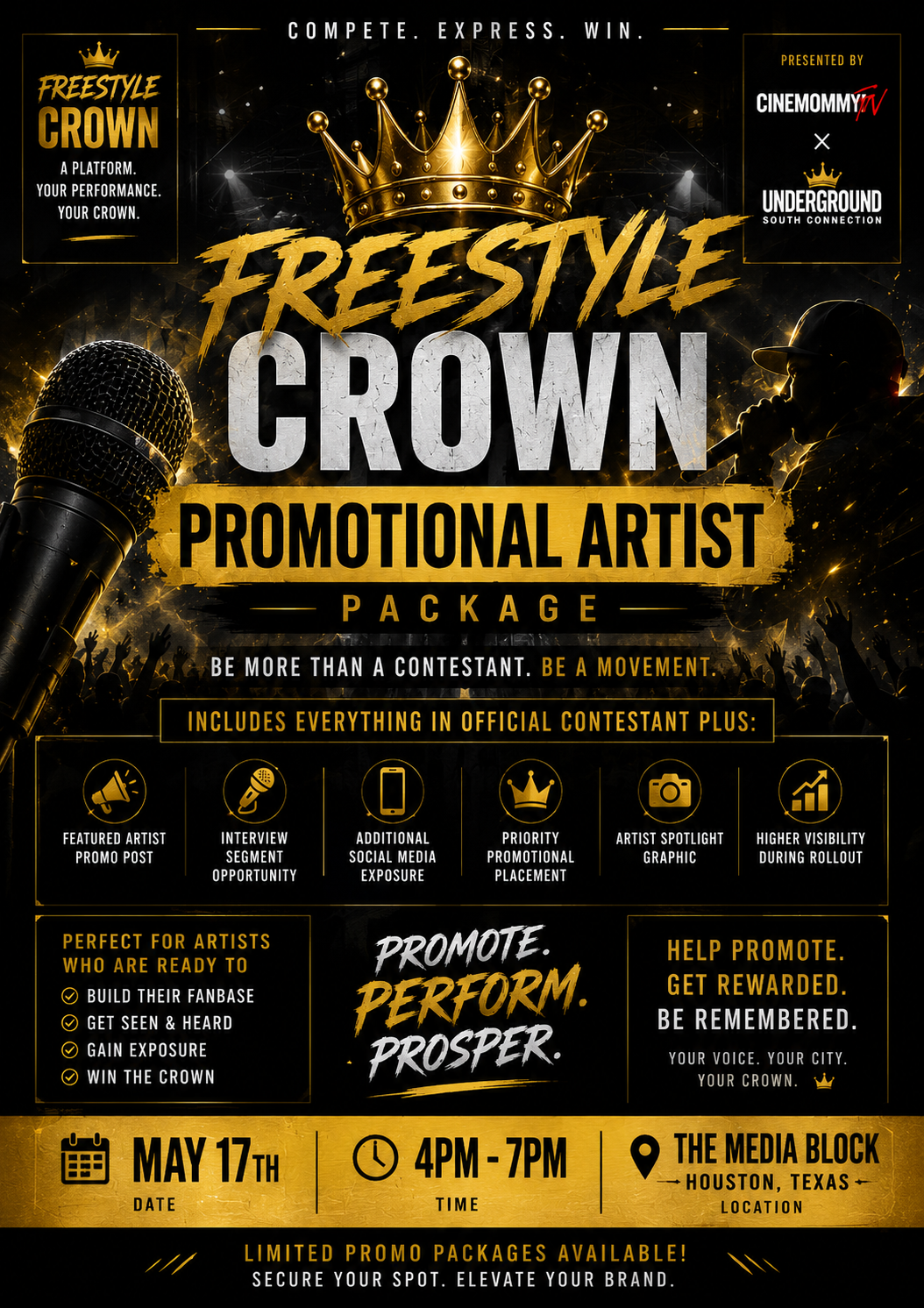 Freestyle Crown Promotion Artist Package