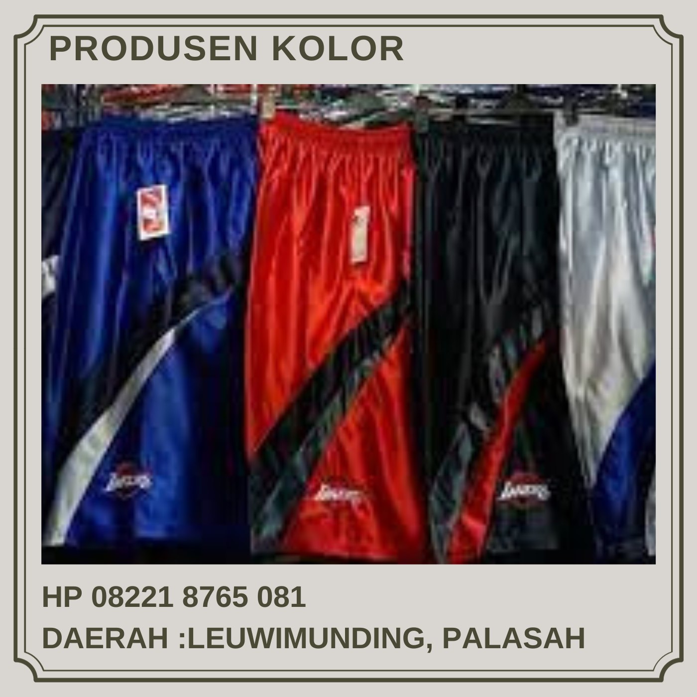 KOLOR UNTUK SANTAI DAN KE SAWAH