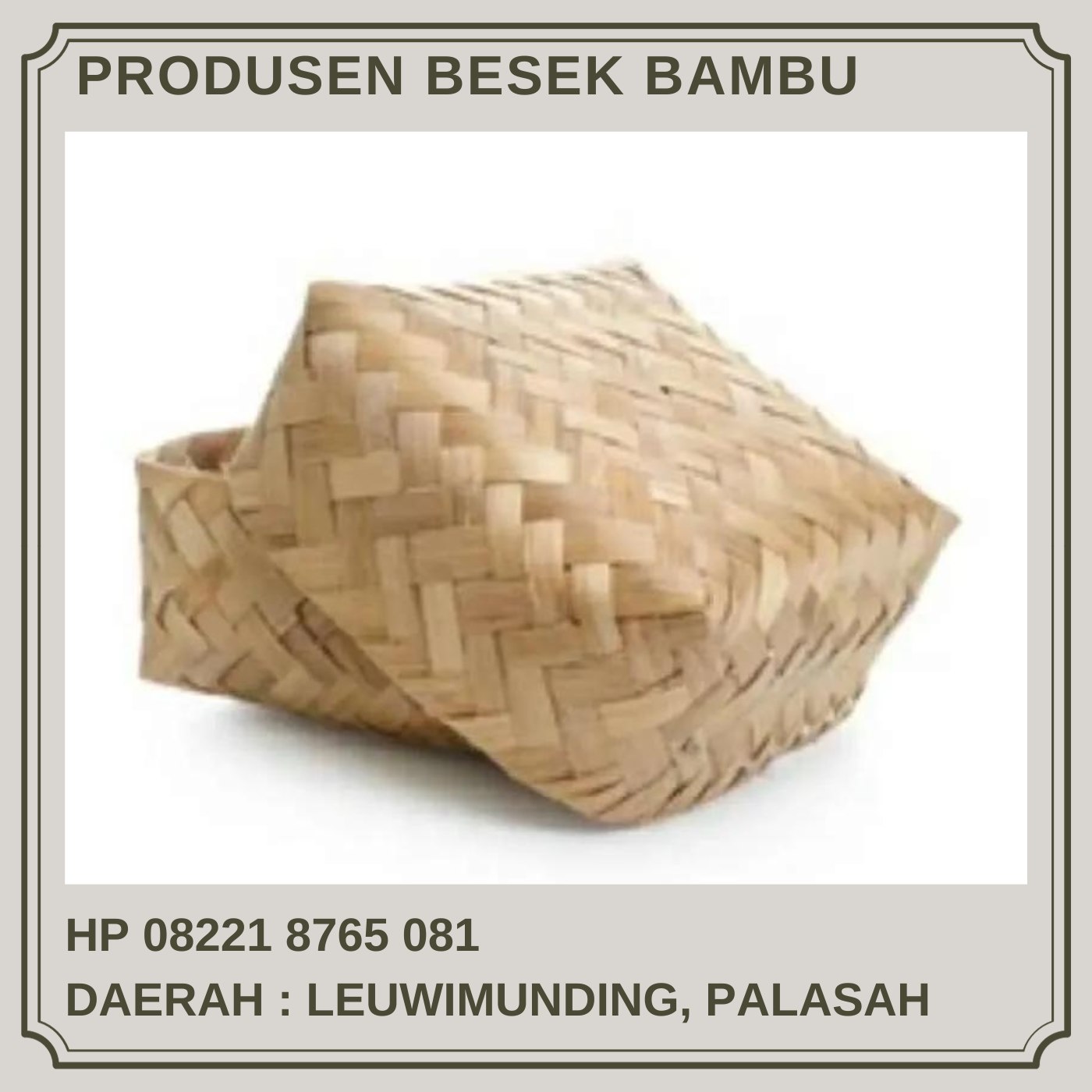 ANYAMAN PRODUK LOKAL