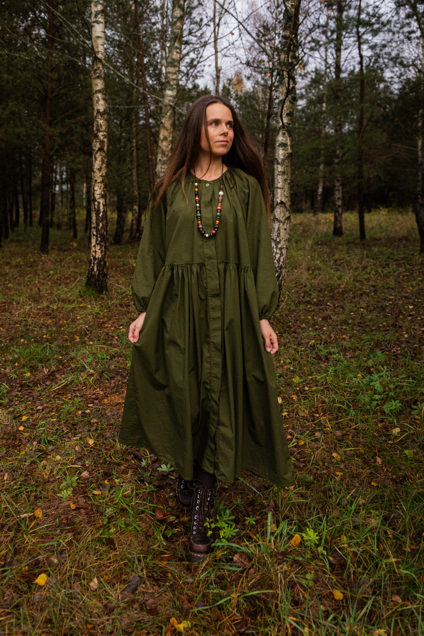 Samana - medvilnės suknelė