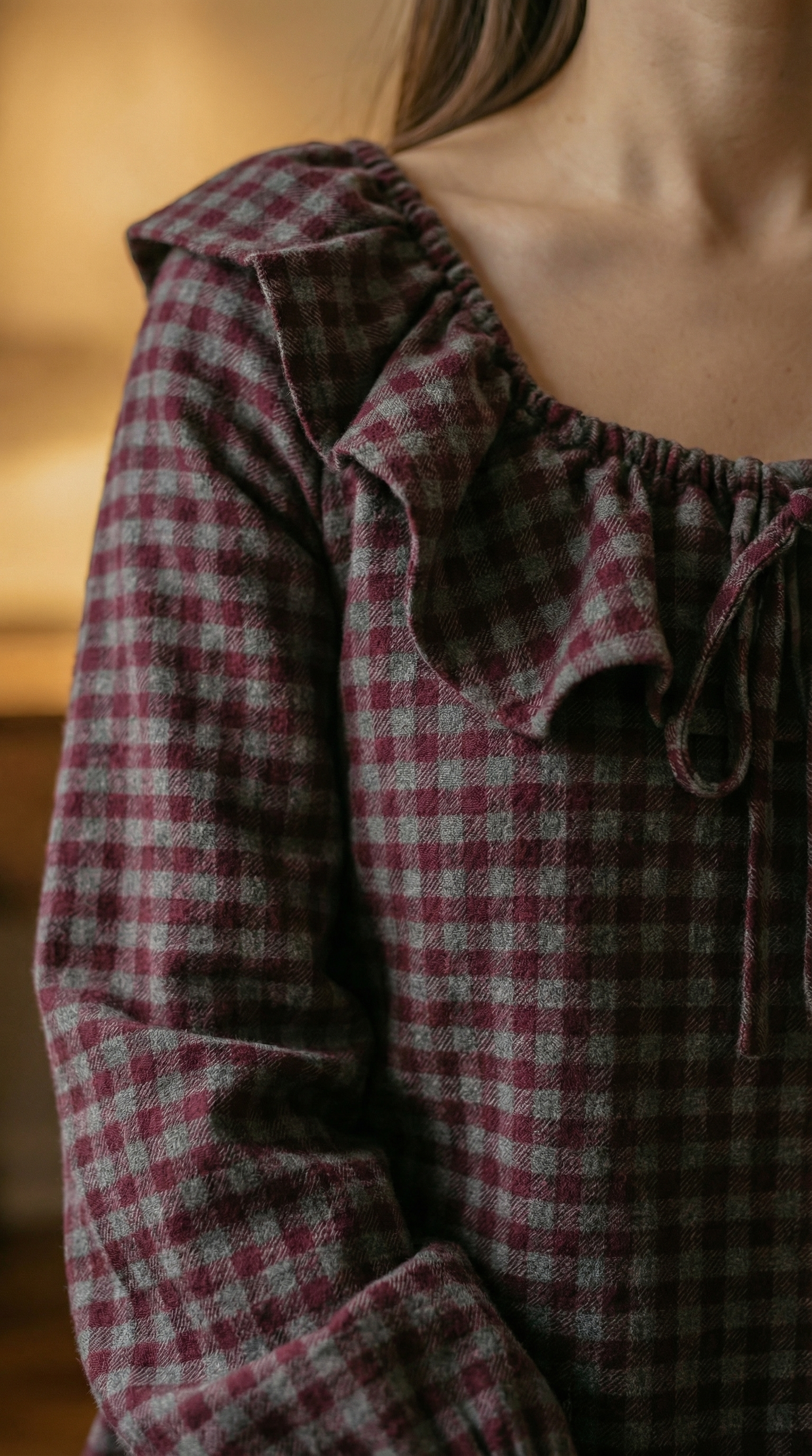 Languota suknelė - bordo 