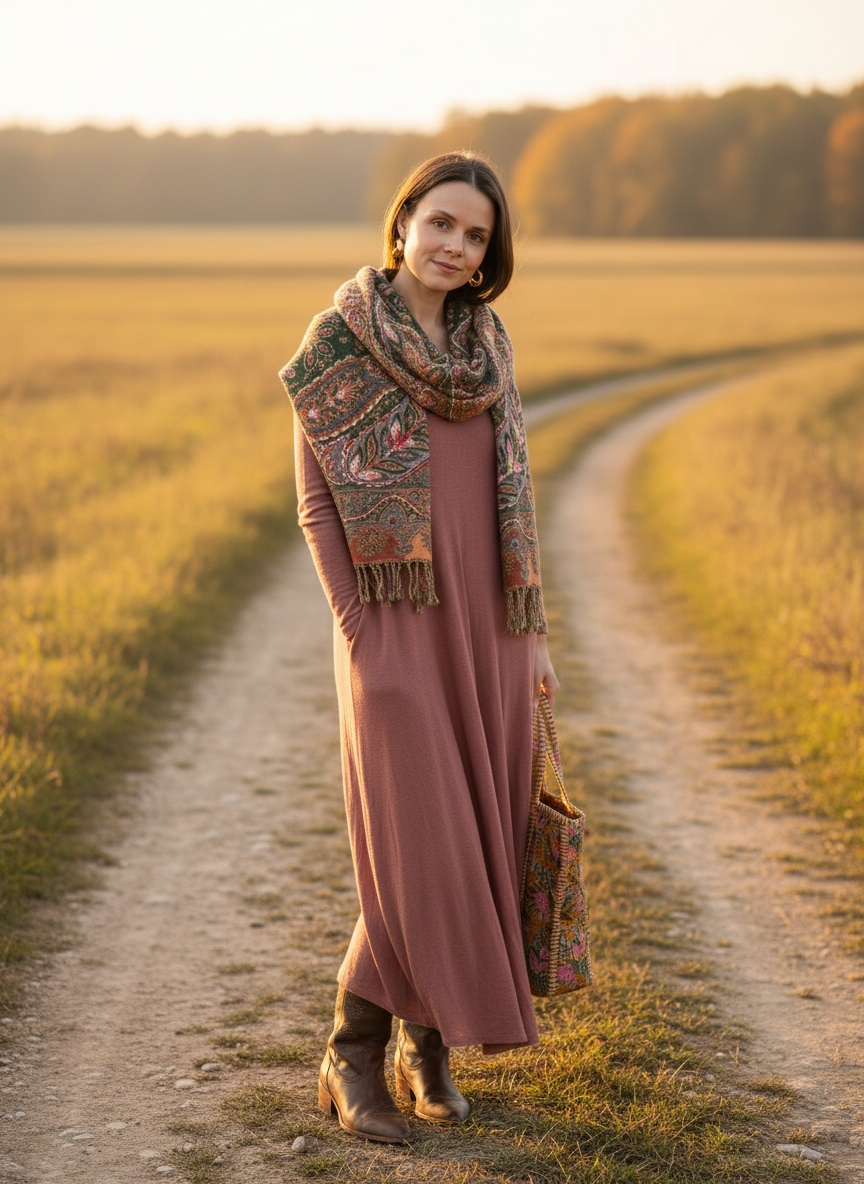 Jaukumas - trikotažo suknelė