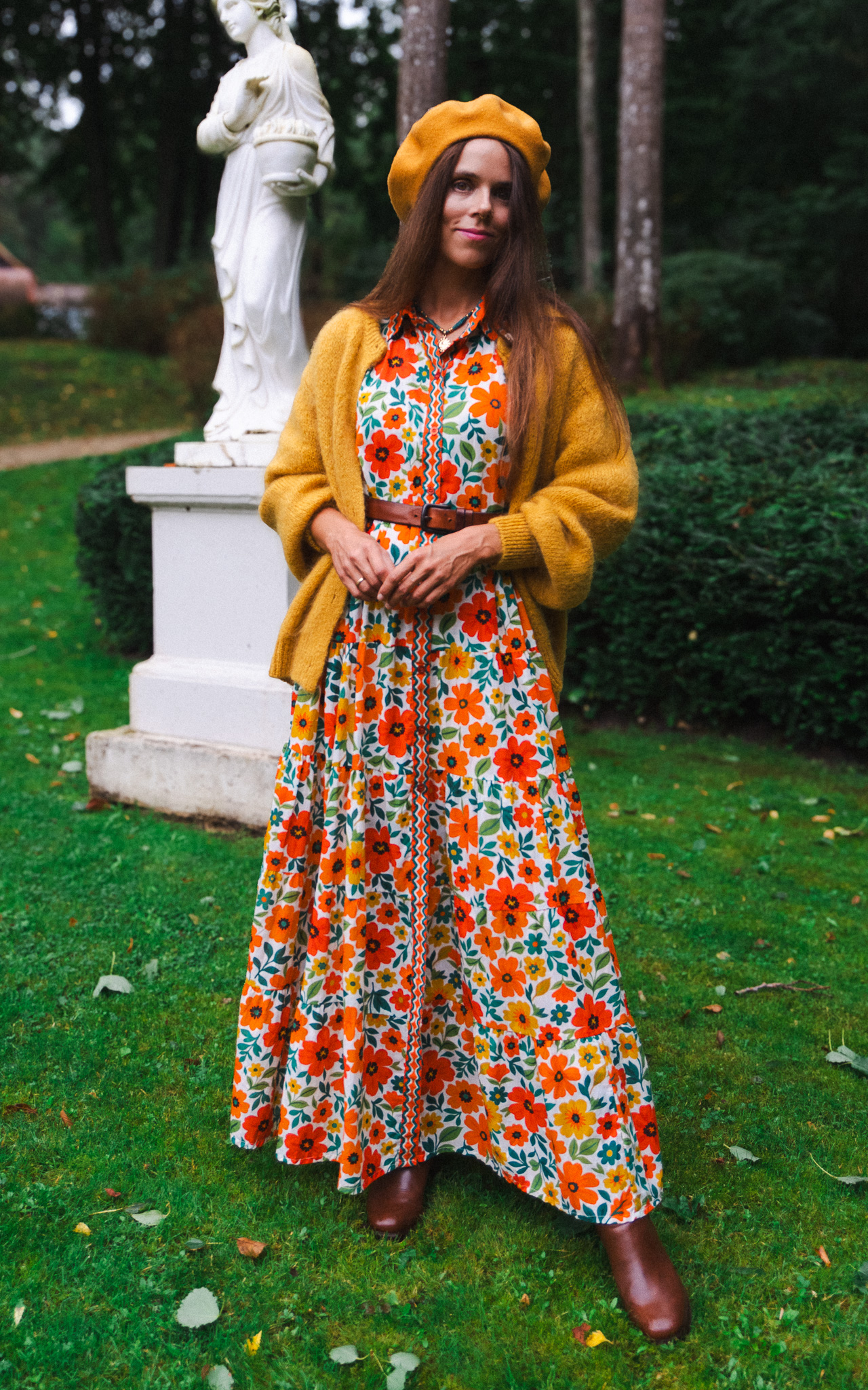 Moheros megztinis - Rudeninė saulė
