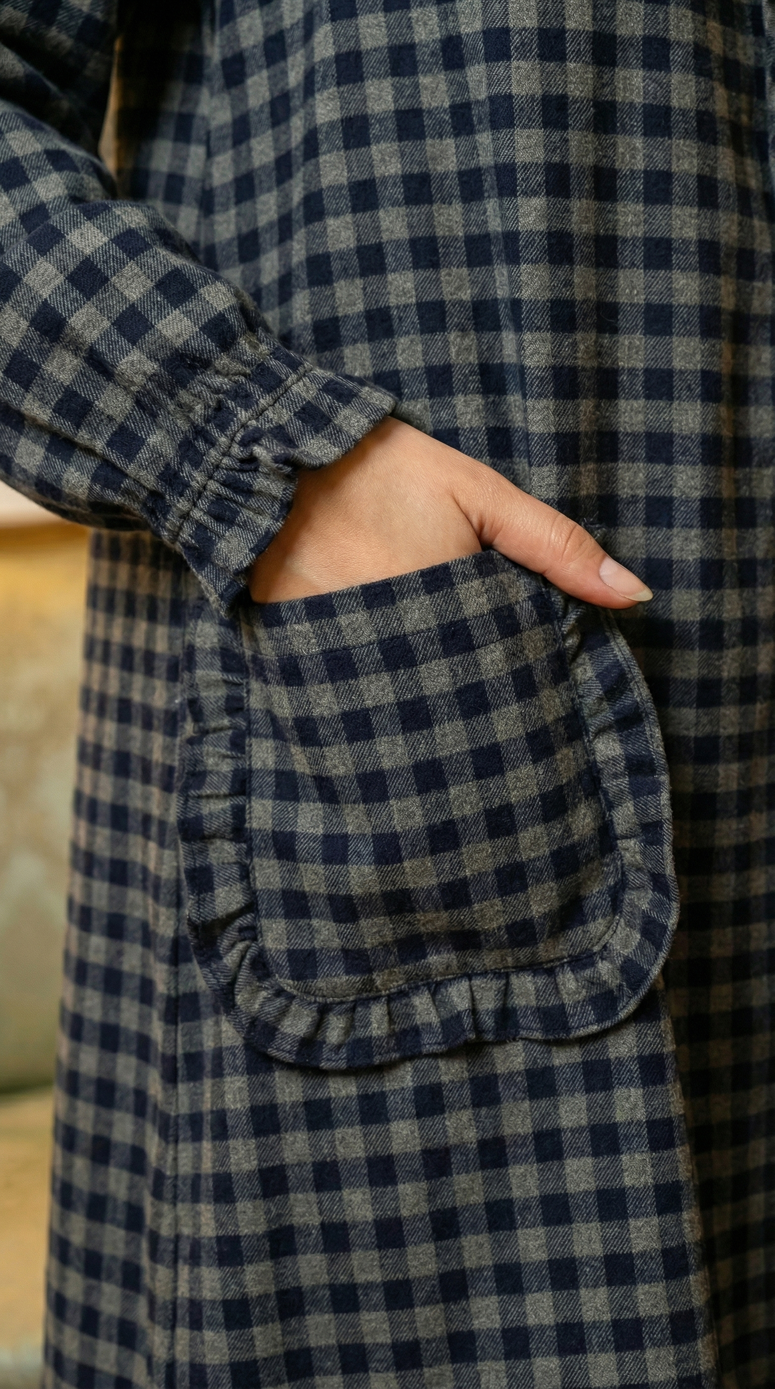 Languota suknelė - mėlyna