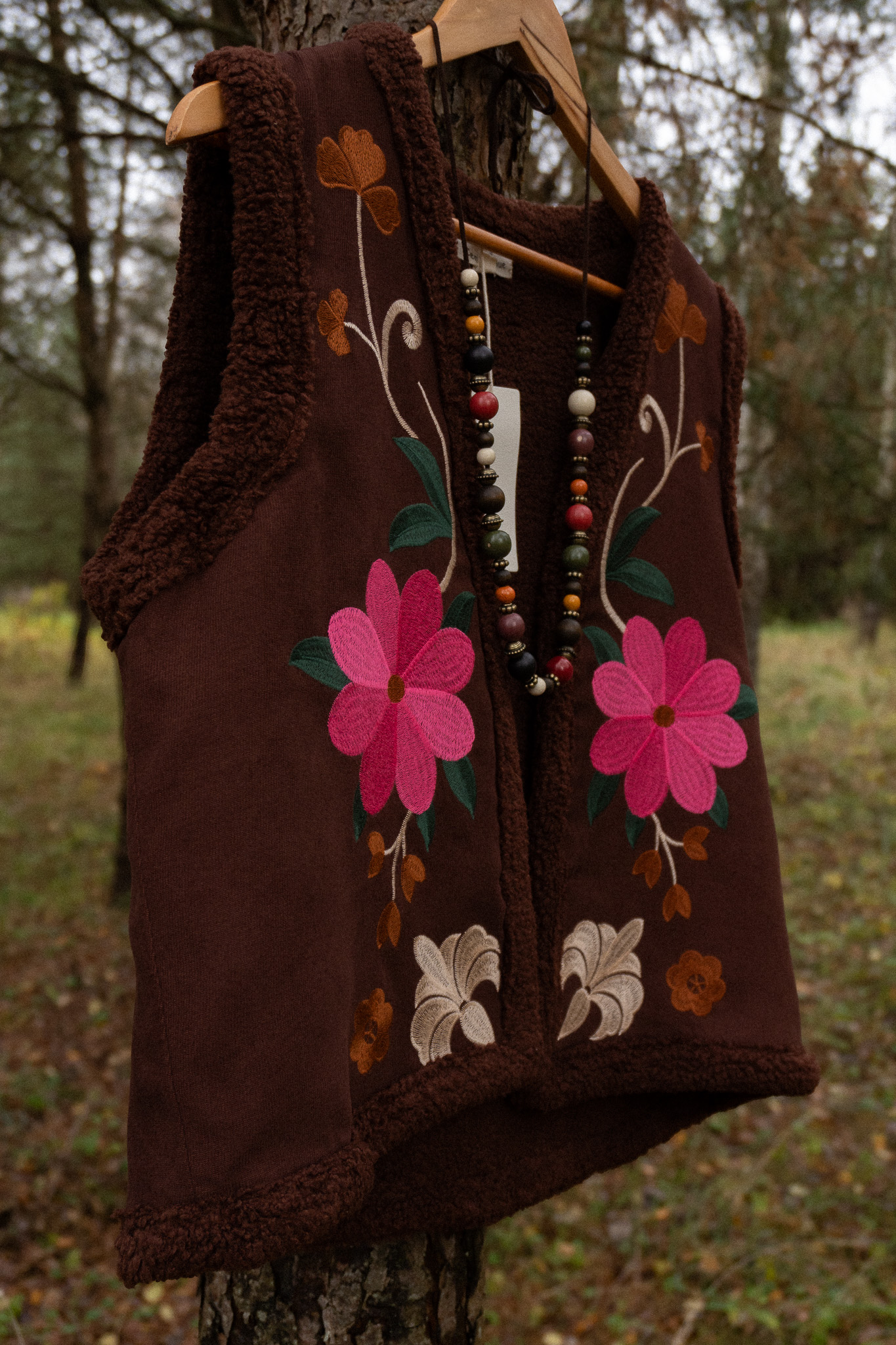 Rudens žiedai - šilta liemenė