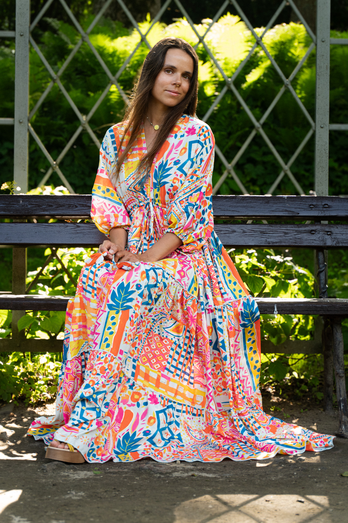 Bohemiška vasara - ilga suknelė
