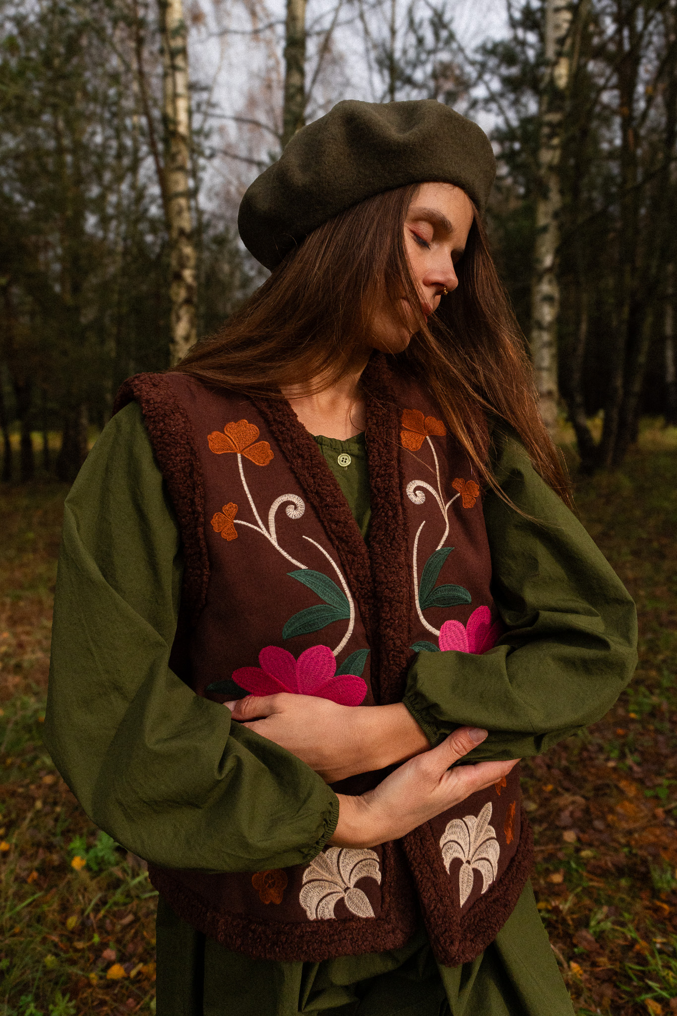 Rudens žiedai - šilta liemenė