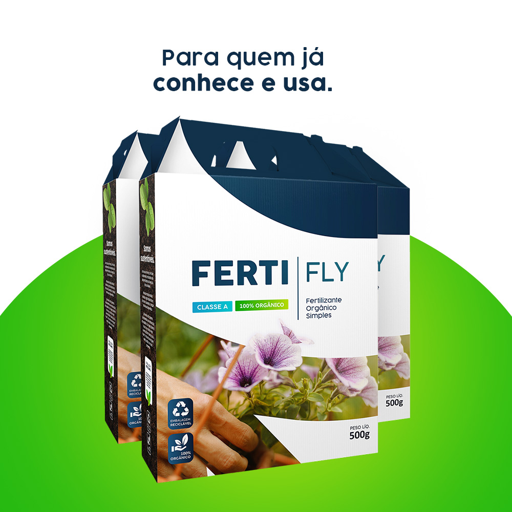 Fertilizante Ferti Fly 500g (3 unidades)