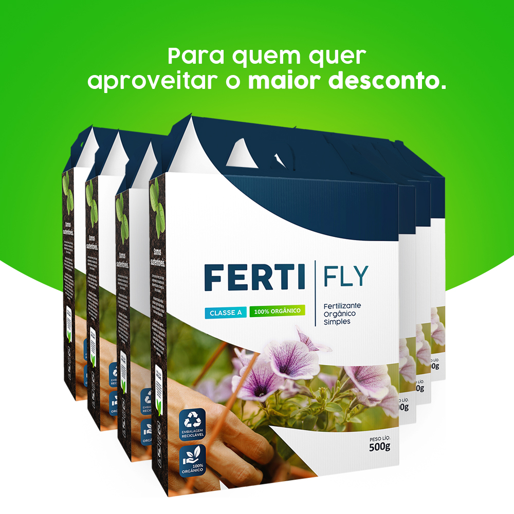 Fertilizante Ferti Fly 500g (10 unidades)