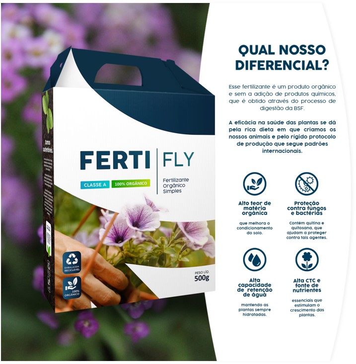 Fertilizante Ferti Fly 500g (10 unidades)