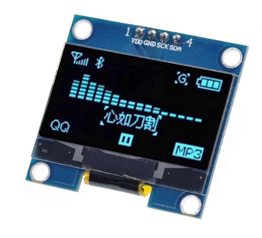 Display 1.3 inch OLED – blue