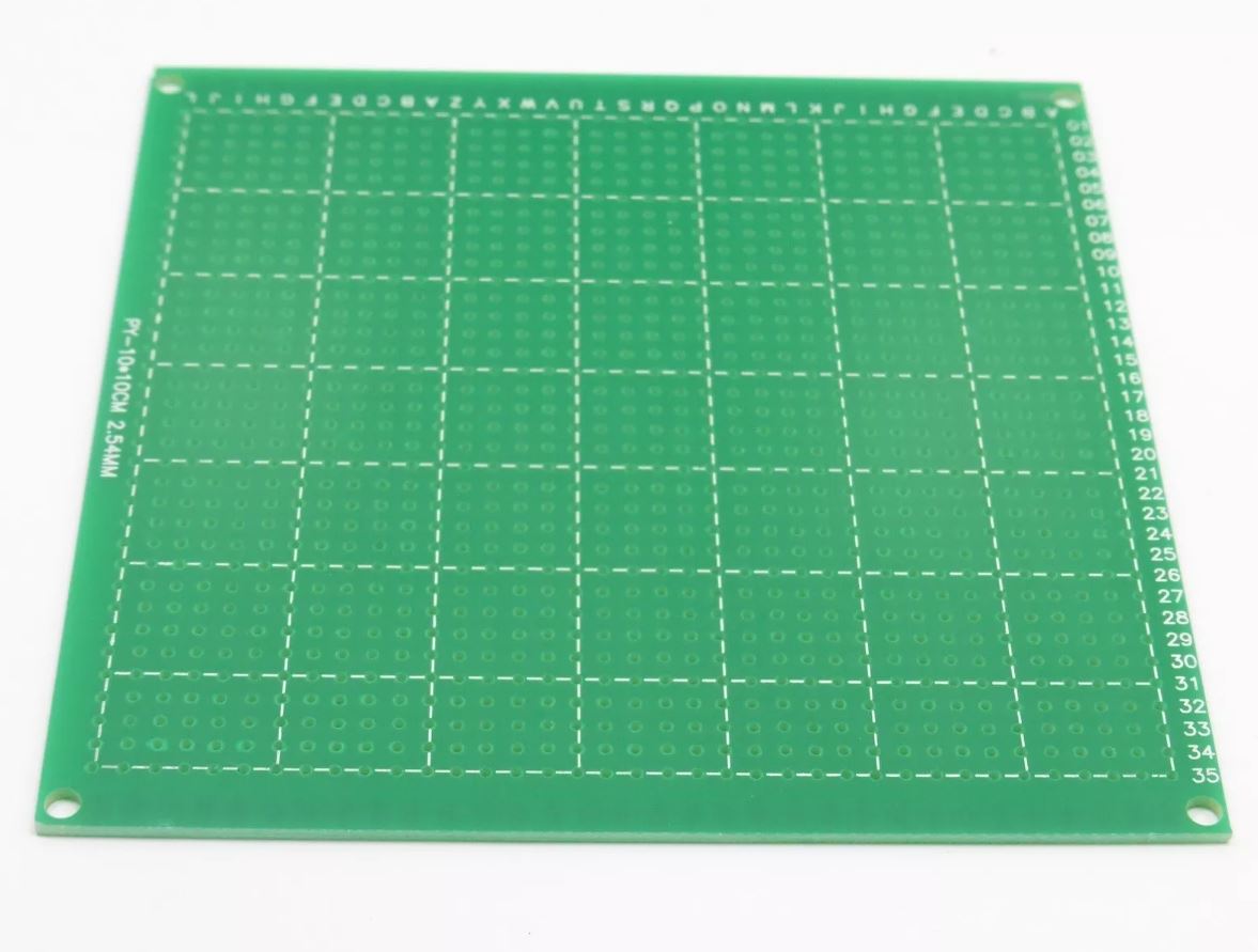 Blank prototype PCB – 10x10cm