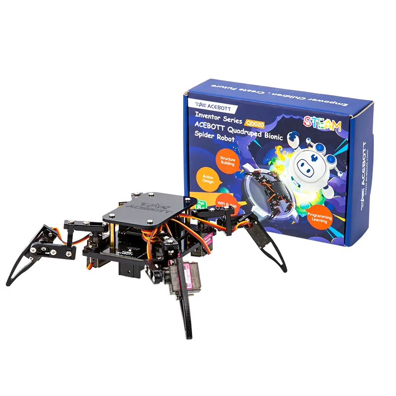 Merimanga robotike (Quadruped Bionic Spider Robot - Acebott)