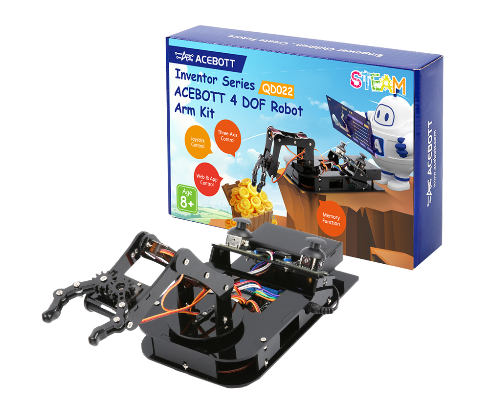 Krahu robotik (Robot Arm Kit - Acebott)