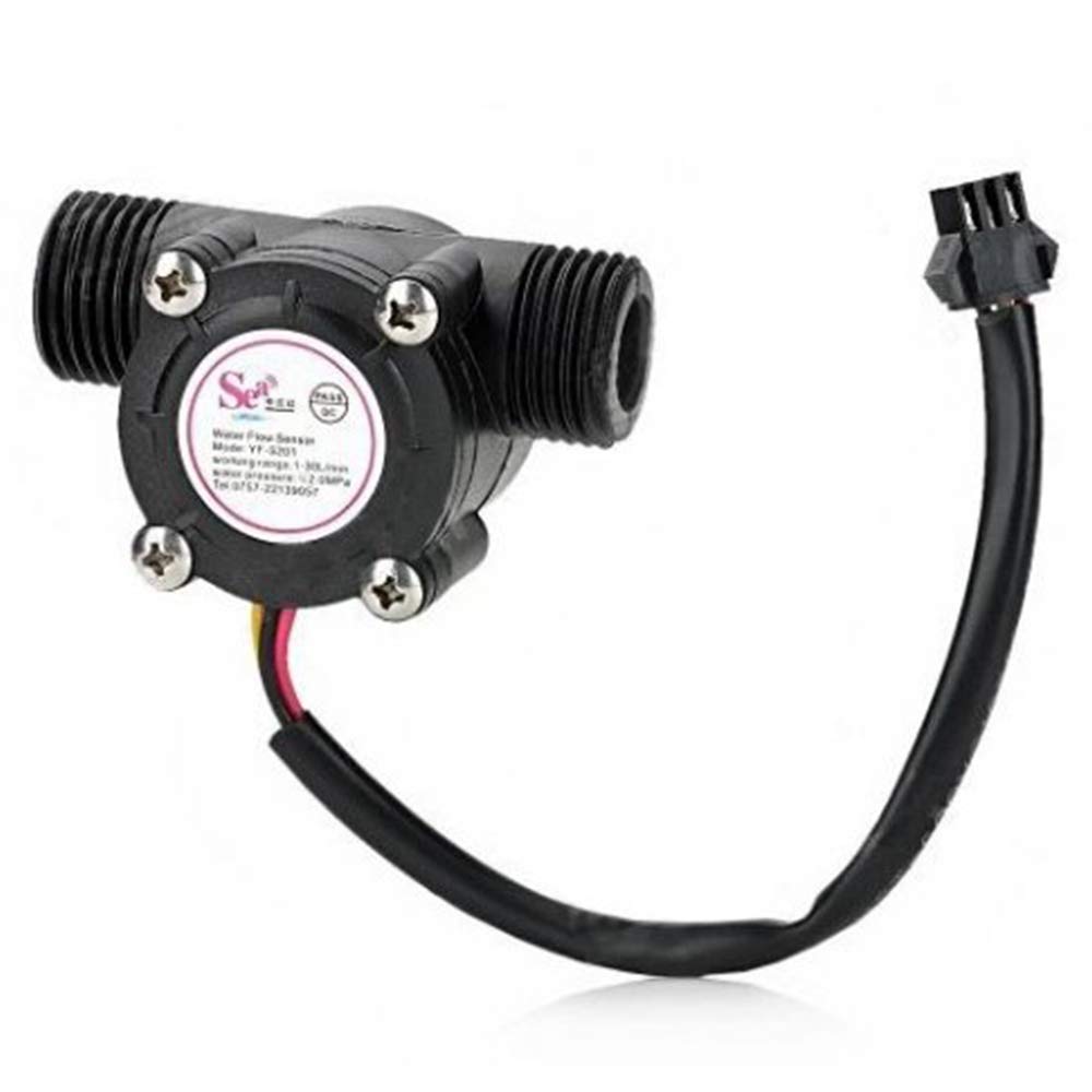 Water flow meter sensor Model: YF-S201 (black)