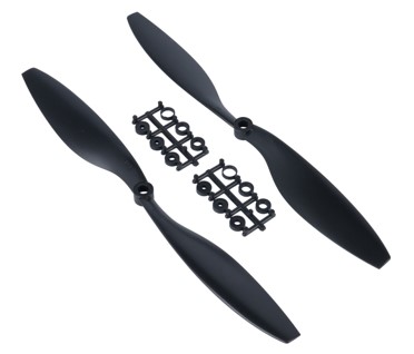 Blade propeller (flutura) for Drone (2pcs) - 10 inch 10x4.5 for Quad Copter Drone (Aperture 6mm）