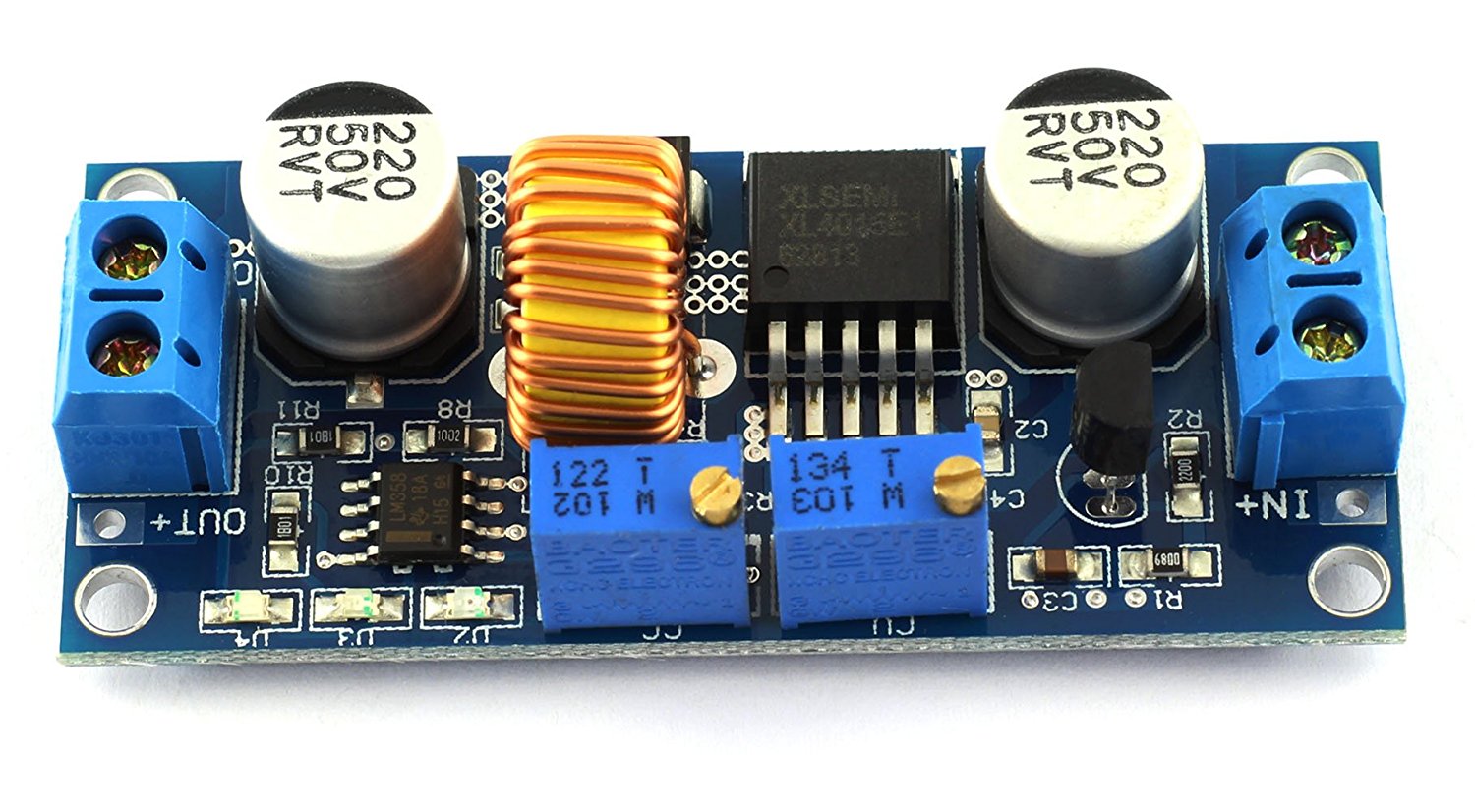 DC-DC Adjustable Step-Down Module 4-38V to 1.25-36V COM52 ,R22