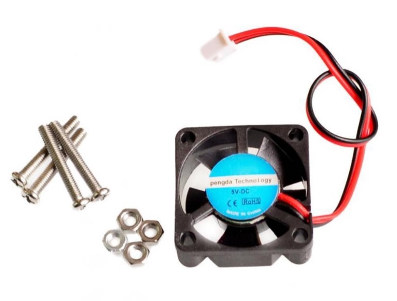 5V Raspberry Pi Fan (Flutur) , Madhesia 3010 me bulona dhe dado