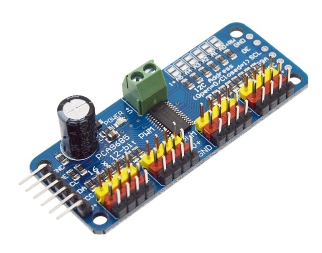 16 Channel 12-bit PWM / Servo Driver-I2C interface - PCA9685 