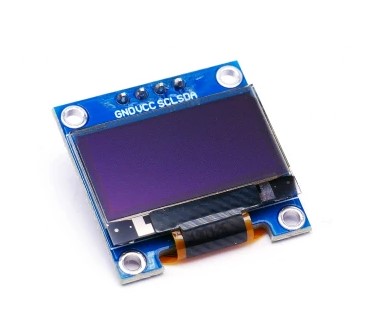 0.96" OLED Display 128x64 Display Module 4 pin (Blue) -I2C - SPI Serial Interface
