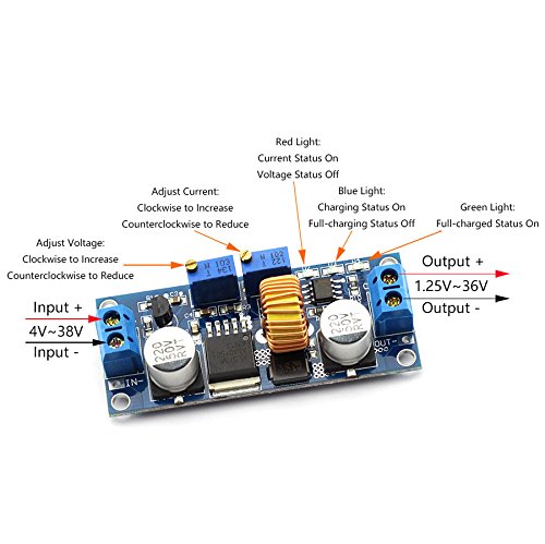 DC-DC Adjustable Step-Down Module 4-38V to 1.25-36V COM52 ,R22