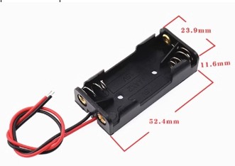 2 x AAA Battery Holder Box, Without Cover