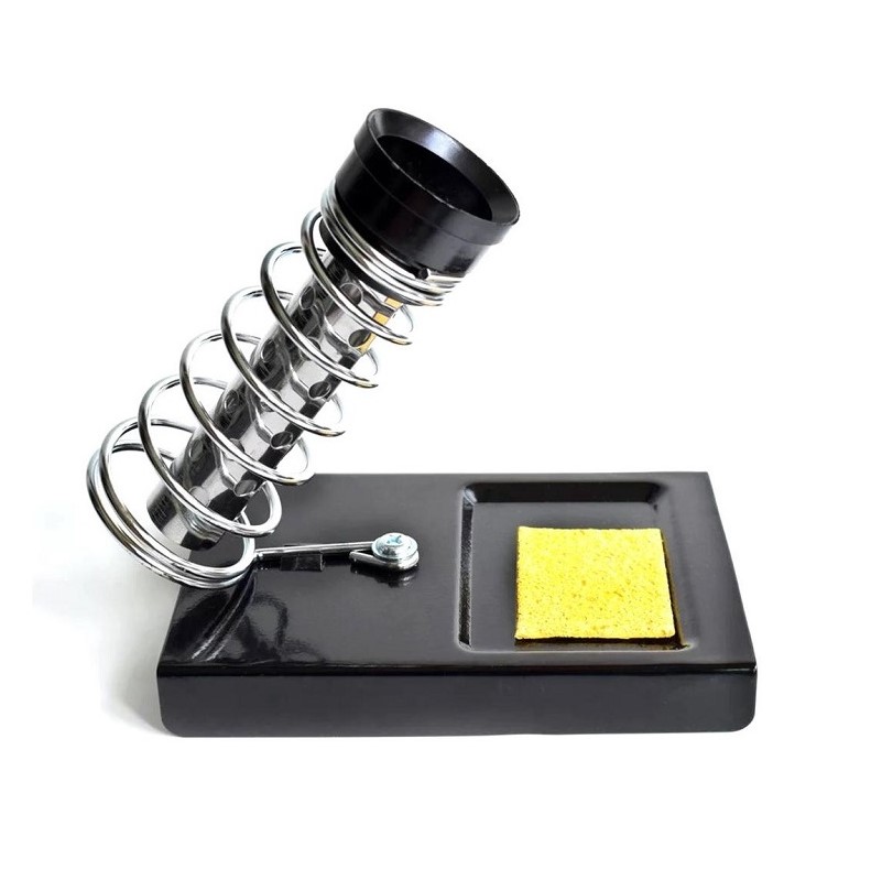 Mbajtes i Letkonit - Soldering Iron Support Stand with Cleaning Sponge