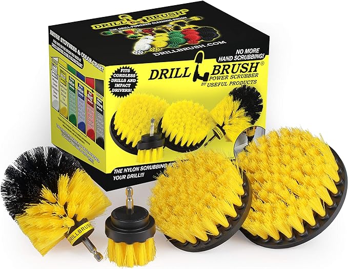Drill brush 4 Piece Nylon Power Brush 