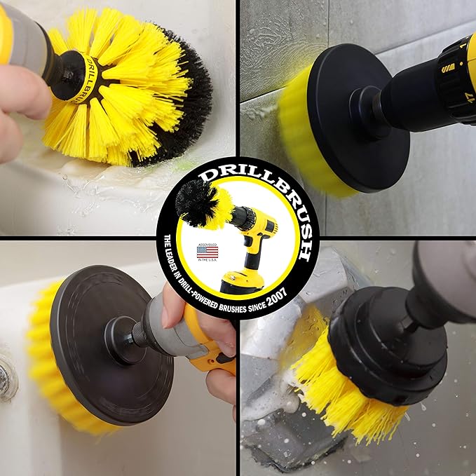 Drill brush 4 Piece Nylon Power Brush 