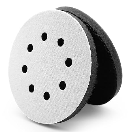 5 Inch 8+1 Hole Hook & Loop  Sponge Cushion Interface Buffer Pad
