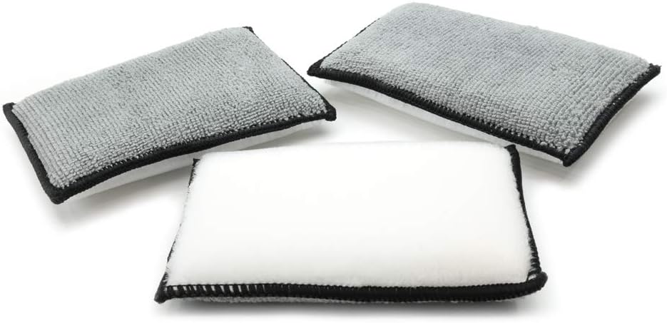  Interior Scrubbing Sponge (15”x9”) cm for Leather, Plastic, Vinyl and Upholstery Cleaning 