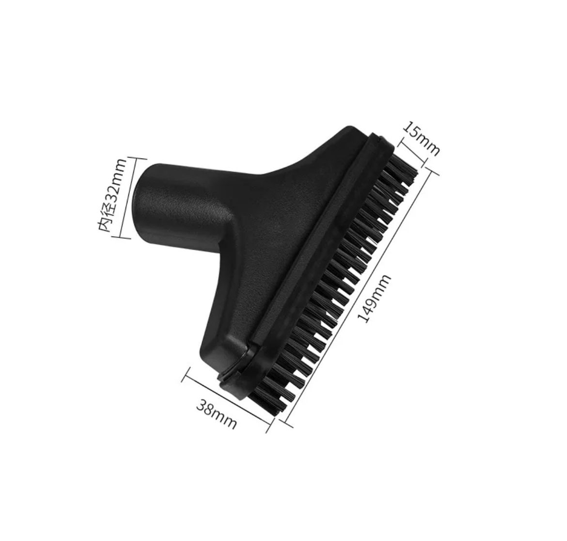 6 Pcs Universal Vacuum Attachments Brushes Dust Brush Small Round Brush Head 