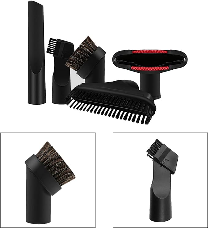 6 Pcs Universal Vacuum Attachments Brushes Dust Brush Small Round Brush Head 