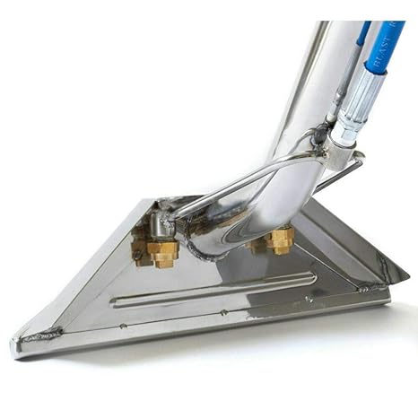 Genesis- 12"inch, 1.5" S/S Dual Jet S-Bend Carpet Wand (1200 PSI) 