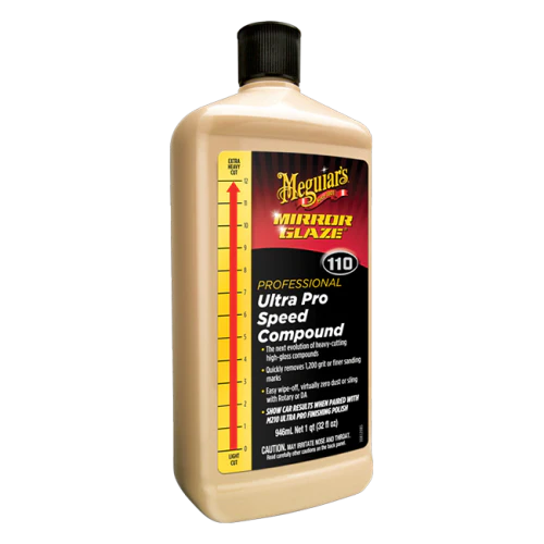 Meguiars M110 Mirror Glaze Ultra Pro Speed Compound 32oz 