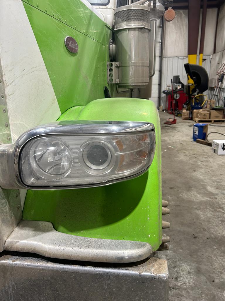 Semi Truck Headlight Restoration