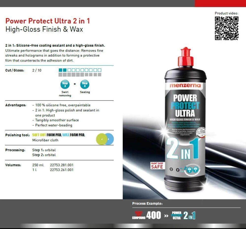 Power Protect Ultra 2-in-1: High-Gloss Finish & Wax