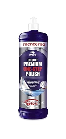 Menzerna Marine Gelcoat Premium One-Step Polish for Fiberglass Boats and RVs (1L) - Improved Formulation