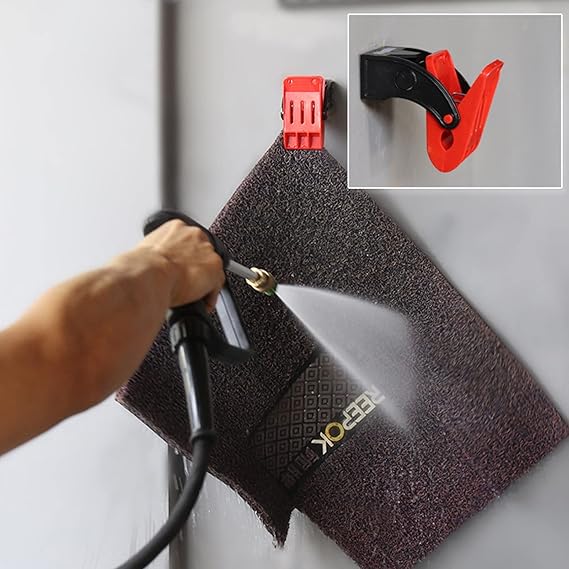 4 PCS Car Wash Floor Mat Clamps