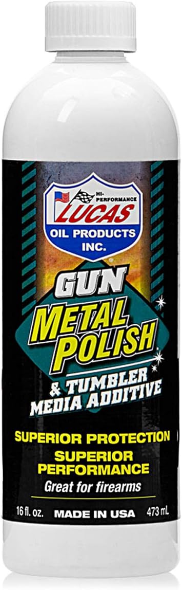 Lucas oil gun metal polish & tumbler media additive