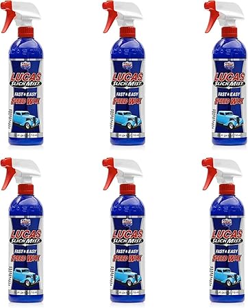 Lucas Oil 10160 Slick Mist Speed Wax - 24 Ounce (Pack of 6)