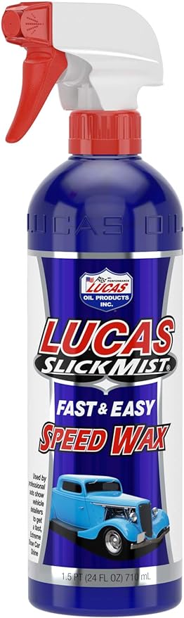 Lucas Oil 10160 Slick Mist Speed Wax - 24 Ounce (Pack of 6)