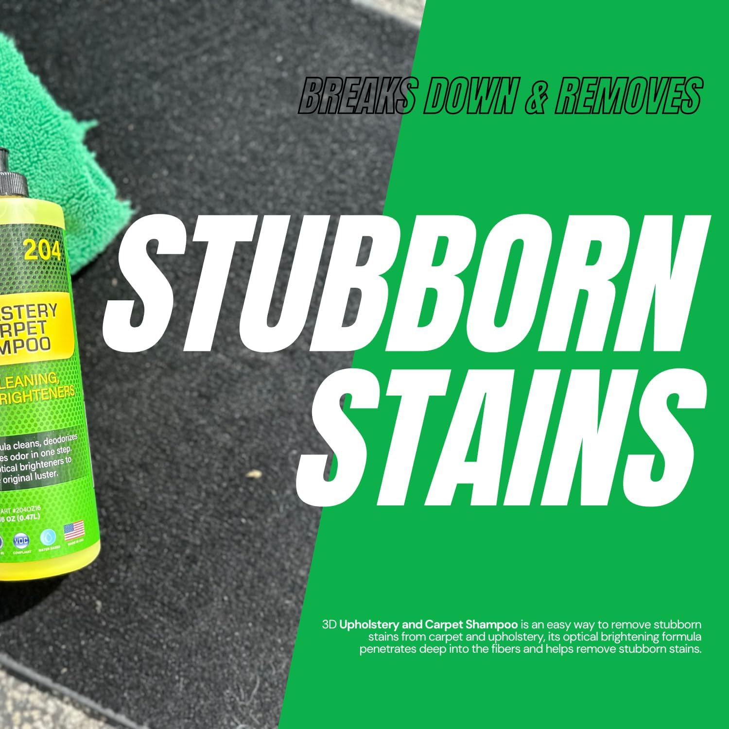 3D Upholstery & Carpet Shampoo