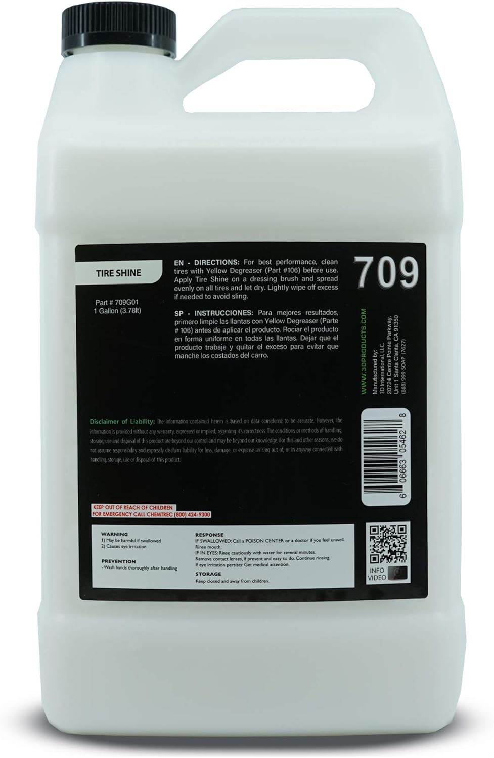3D 709 Tire Shine