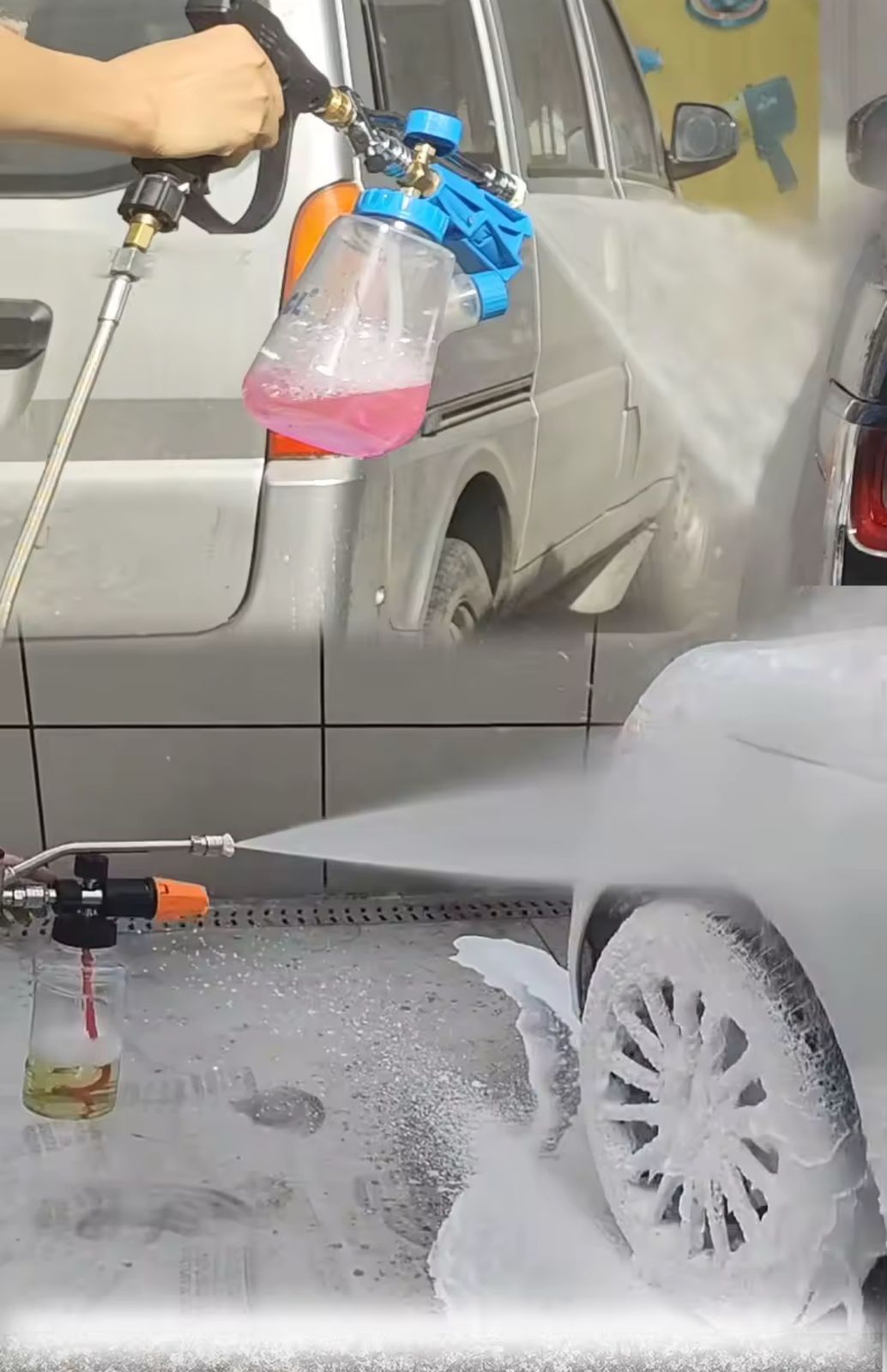  Dual Lance Pressure Washer Wand | Foam and Wash 2 in 1 System