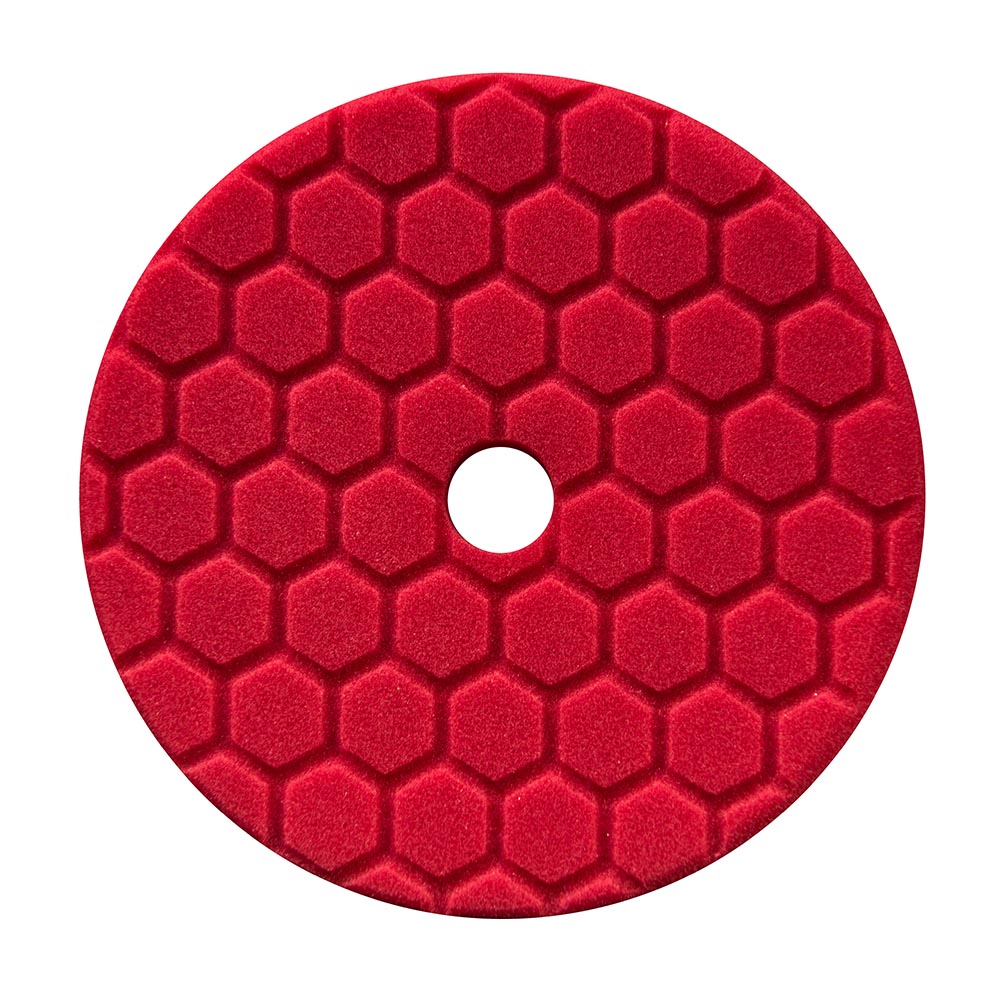 Red Hexagon Foam Polishing Pad