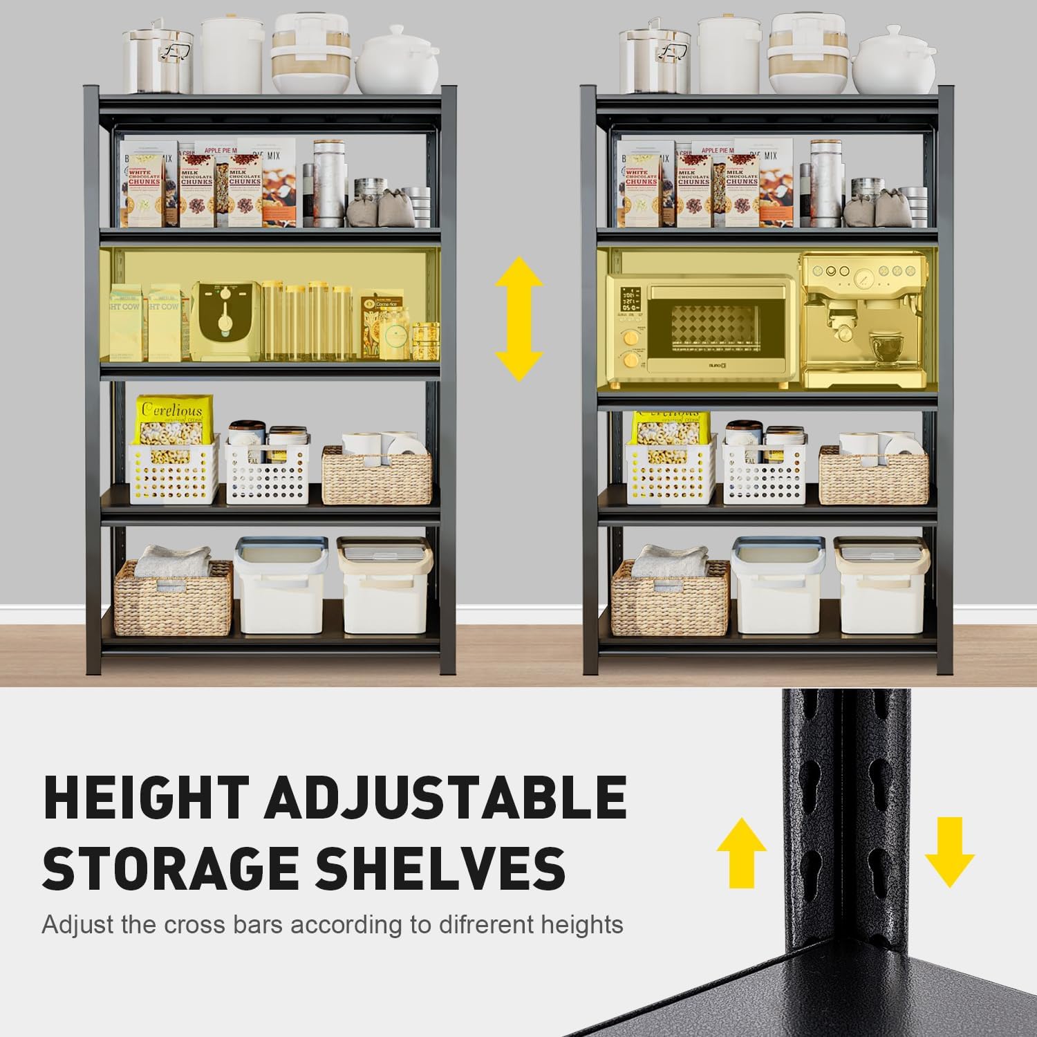 Metal Storage Shelf- 5 shelf- Heavy duty