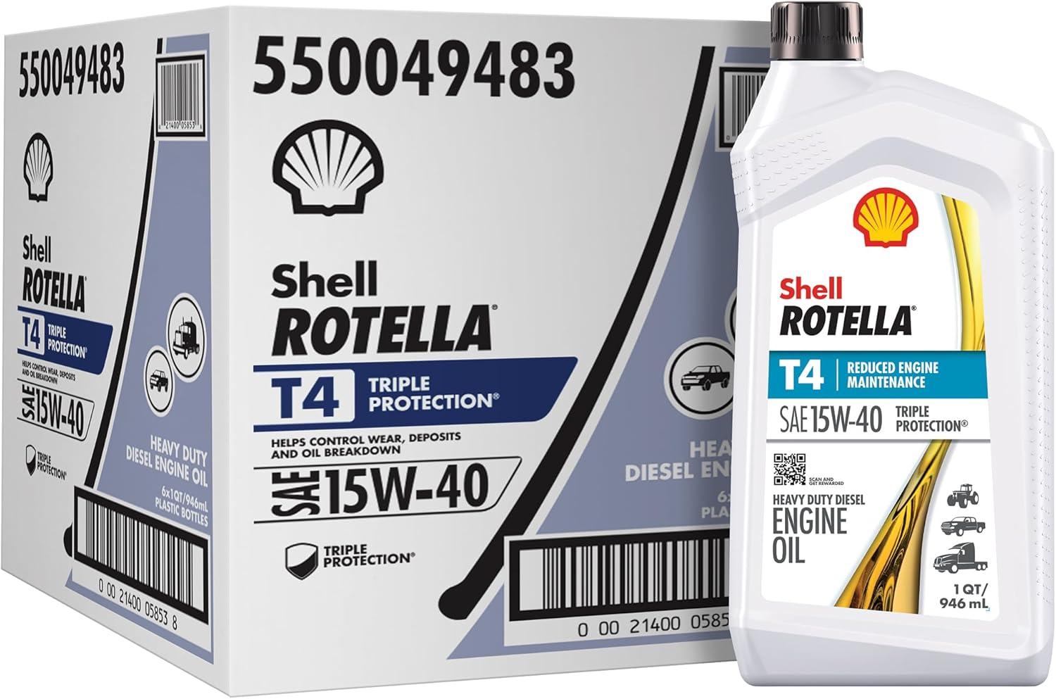 Shell Rotella T4 15W-40 Engine Oil