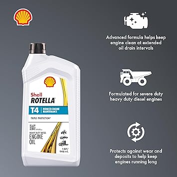 Shell Rotella T4 15W-40 Engine Oil