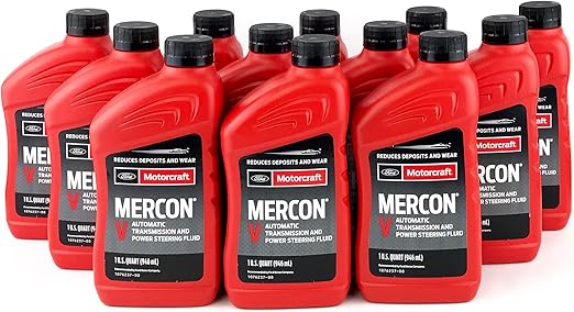 Motorcraft XT5QMC Mercon V Automatic Transmission Fluid - Case of 12 Quarts